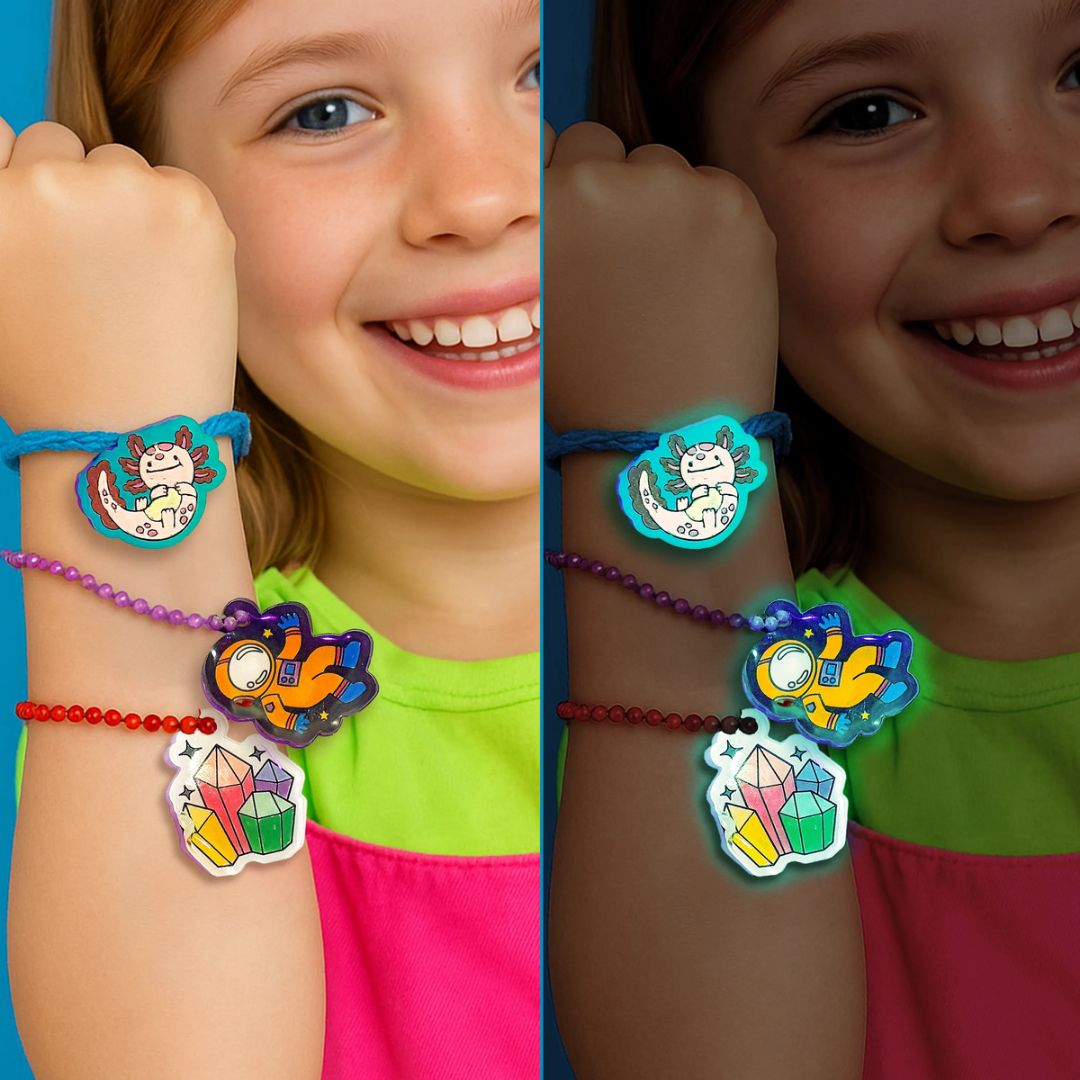 DIY Schrumpfkunst-Set 'Glow Buddies' 28 teilig