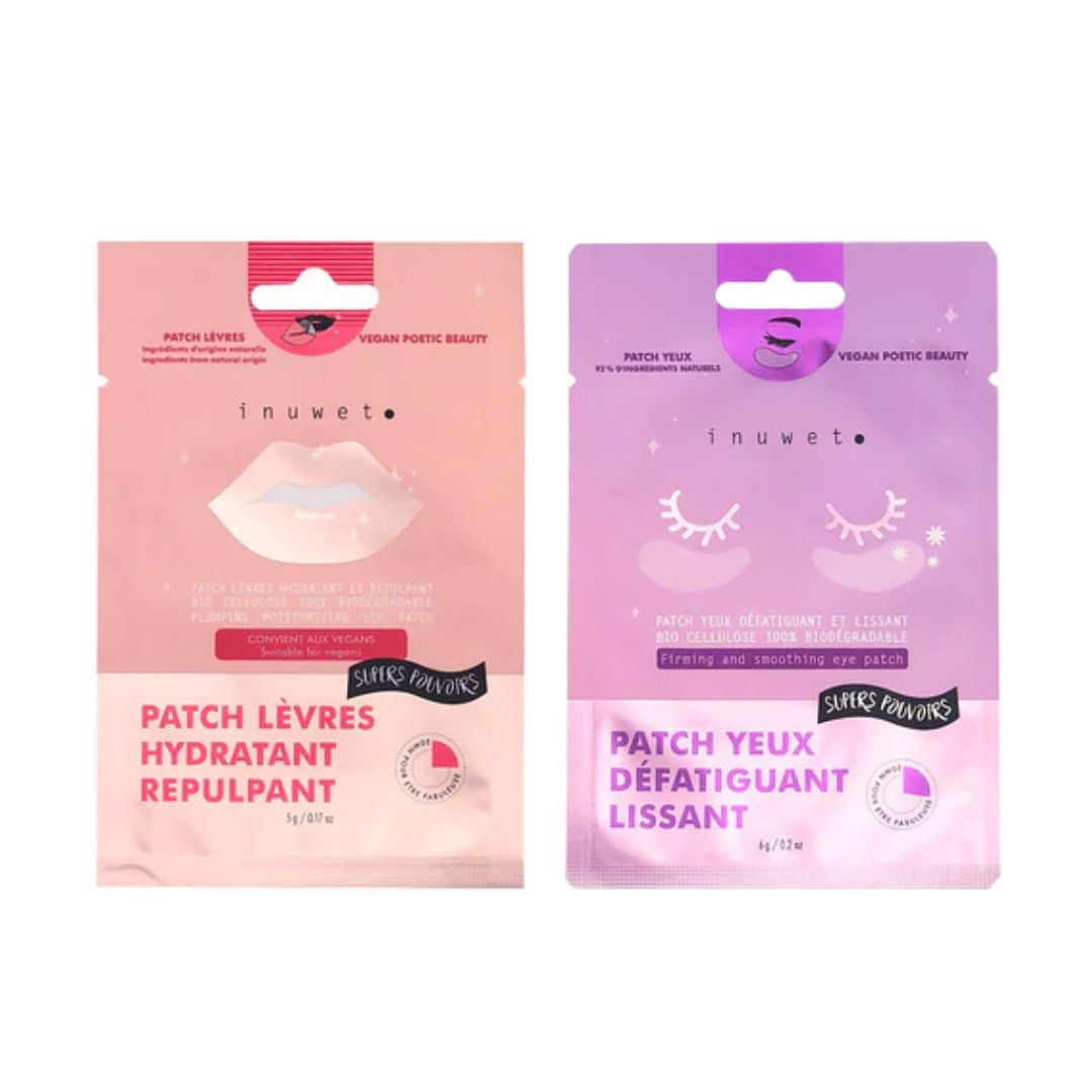 Duo-Hautpflegeset 'Augen- und Lippenmaske'