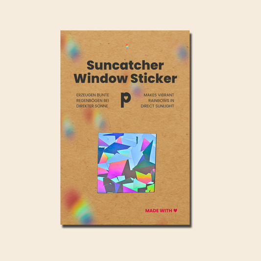 Suncatcher Fenstersticker großes Quadrat