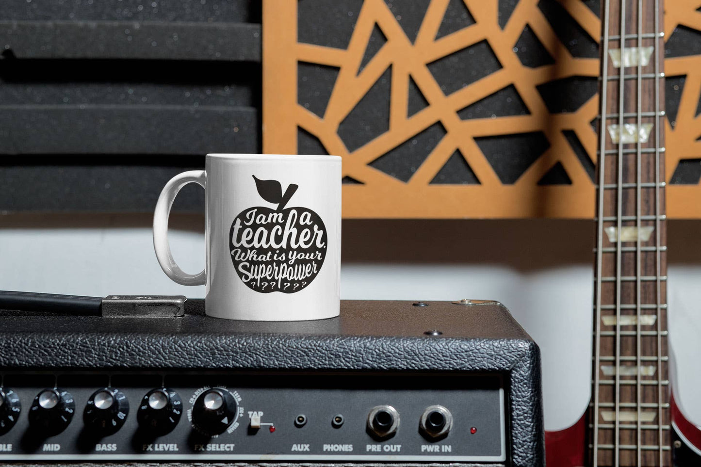 Geschenk für Lehrer – Tasse „I am a Teacher“ schwarz