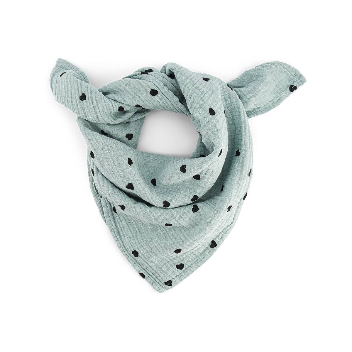 LANGE BIANCA HERZSPRAY, BLAU 70*70