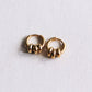 Damen Ohrringe Creolen mit 3 Ringen gold