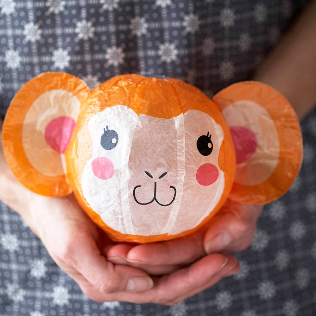 Papierballon Affe 6er-Pack