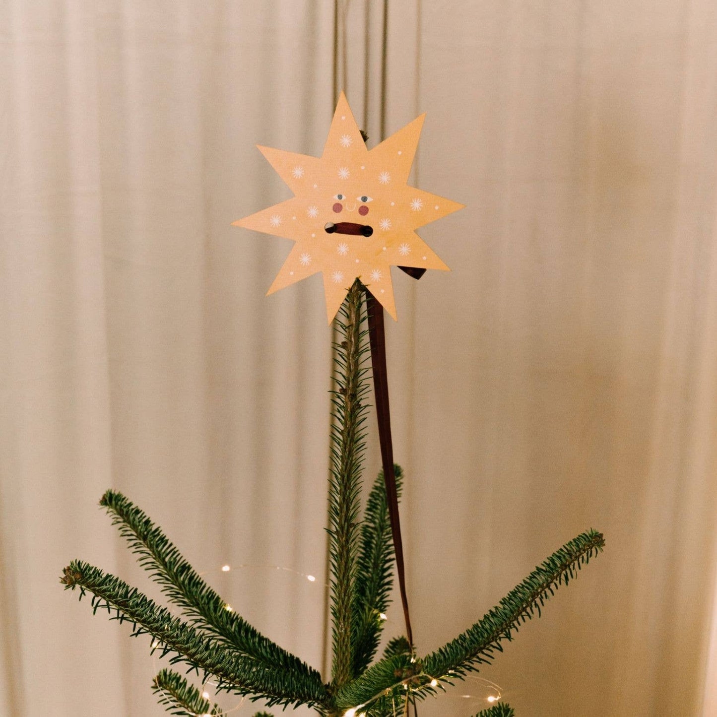 Sternförmige Christbaumspitze