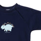 Sweatshirt in blau mit Print "Stegosaurus"