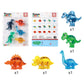 Magnetische Dinosaurier Figuren-Set 5-teilig
