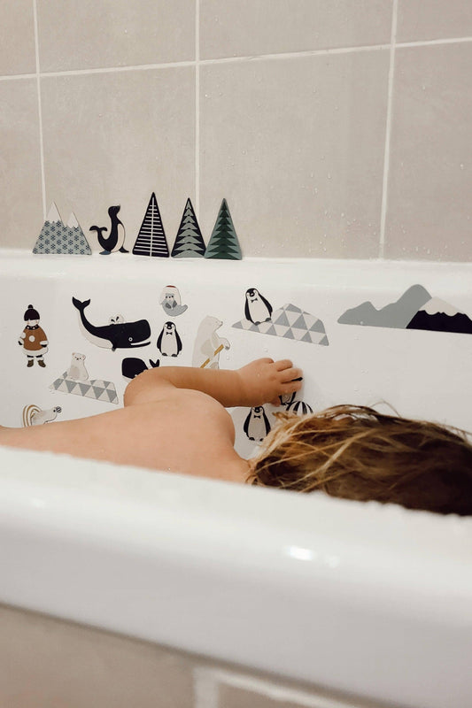 Magnetspiel Tiere auf der Eisscholle