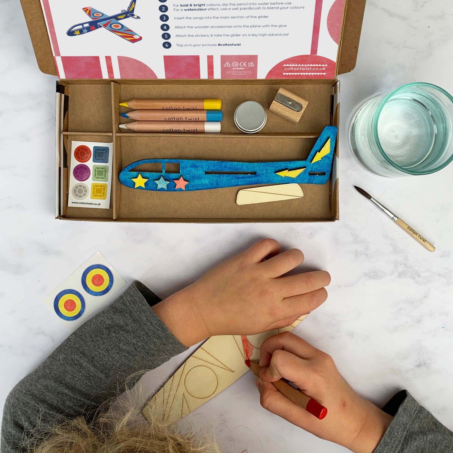 Flugzeug-Bastelset Activity Box