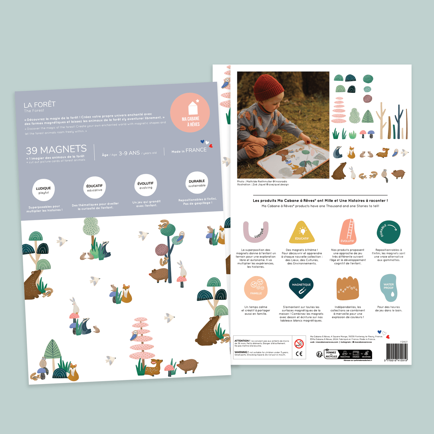 Magnetspiel Waldtiere