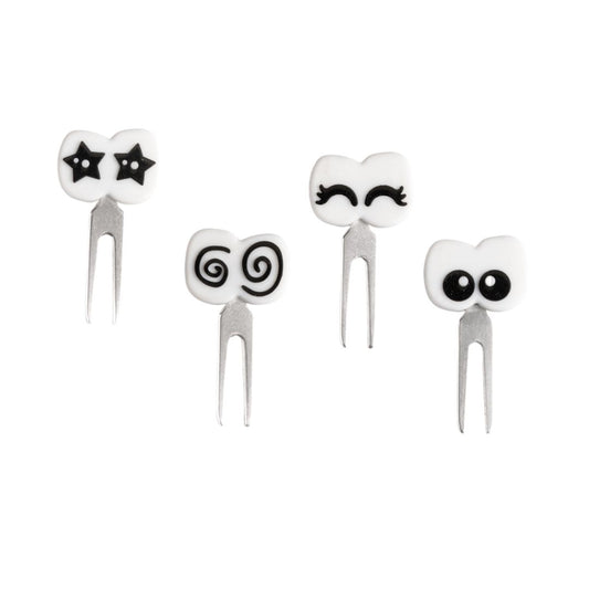 LEKKABOX Augen Edelstahl Piekser 4er Set