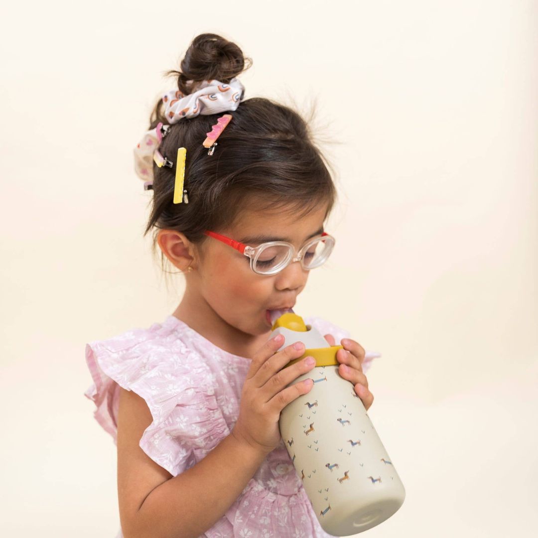 Isolierte Edelstahlflasche für Kinder 'Regenbogen' 420 ml