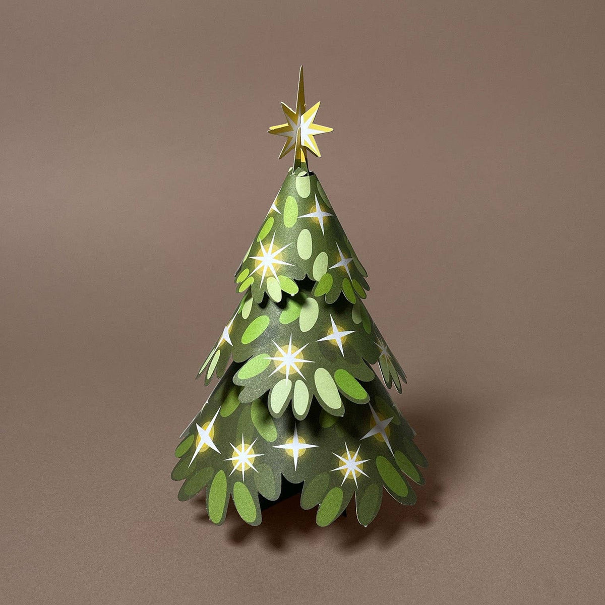 Minikarte Weihnachten 'Weihnachtsbaum' 2in1 Karte & Geschenk in einem