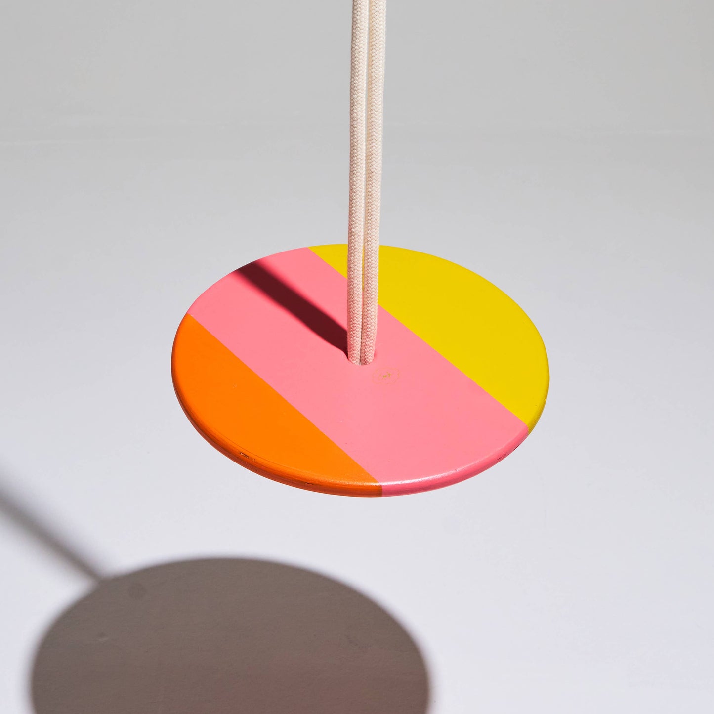 Indoor Scheibenschaukel 'Colorful' gelb/korall/orange