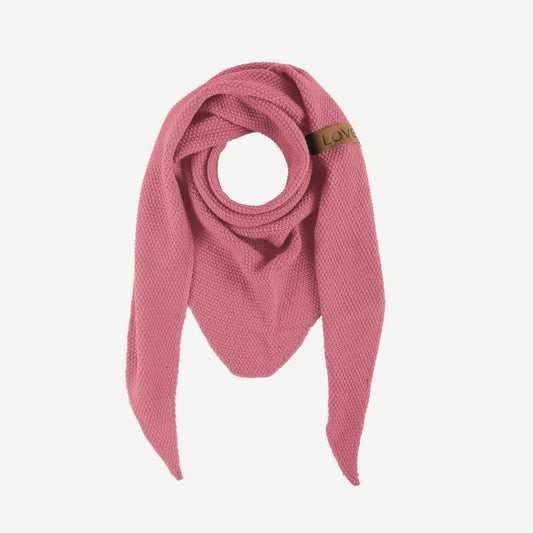 Einfarbiger Dreiecksschal fuchsia