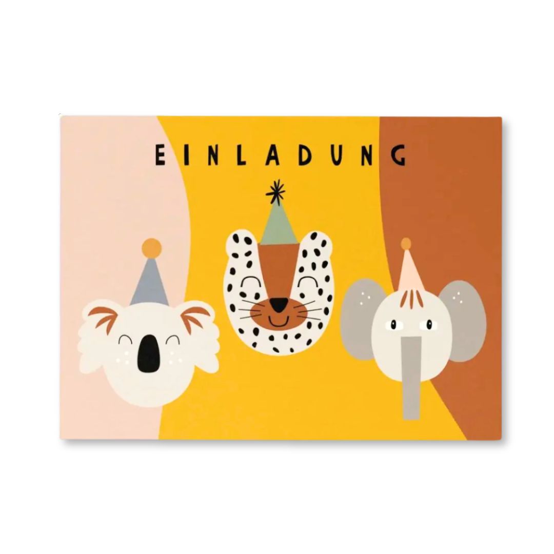Einladungskarten zum Geburtstag 'Safari Party'