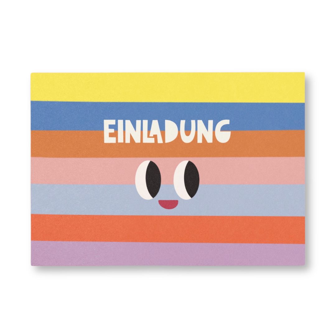 Einladungskarten 'Regenbogen'