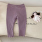 Elastische Leggings unifarben lila