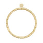 Elastisches Gliederarmband für Damen 'gold'
