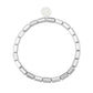 Elastisches Gliederarmband für Damen 'silber'