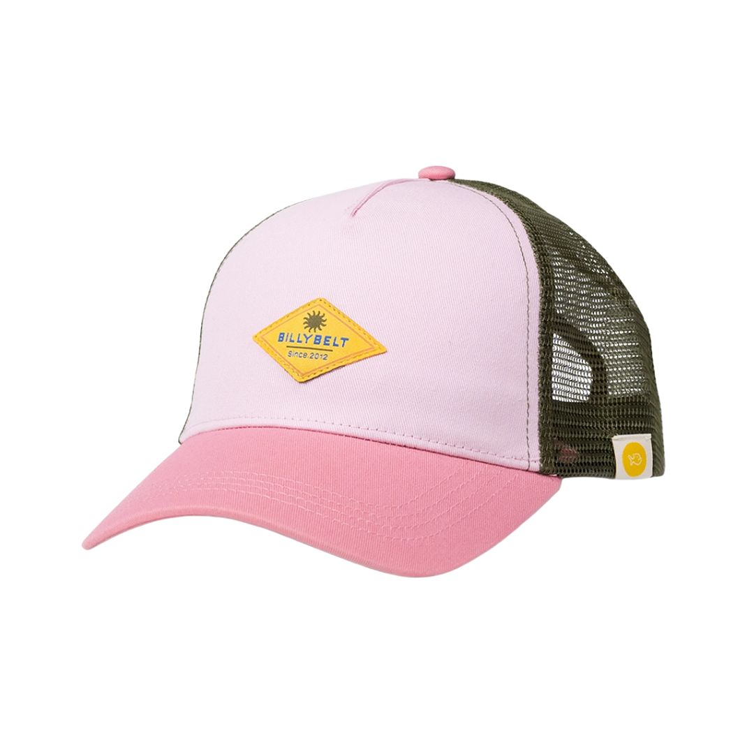 Erwachsenen Trucker-Cap aus Baumwolle rosa/grün
