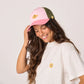 Erwachsenen Trucker-Cap aus Baumwolle rosa/grün