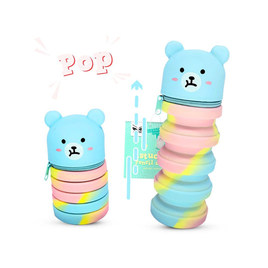 Erweiterbares Tier-Etui 'Colorful Bear'
