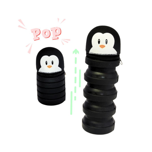 Erweiterbares Tier-Etui 'Pinguin'