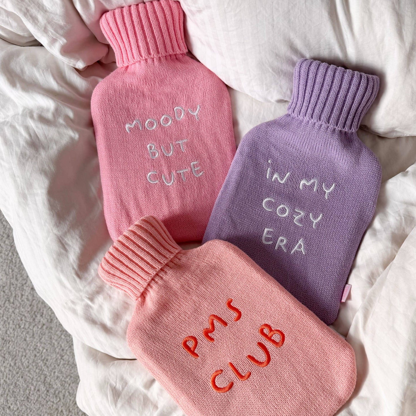 Wärmflasche 'PMS Club' rosa