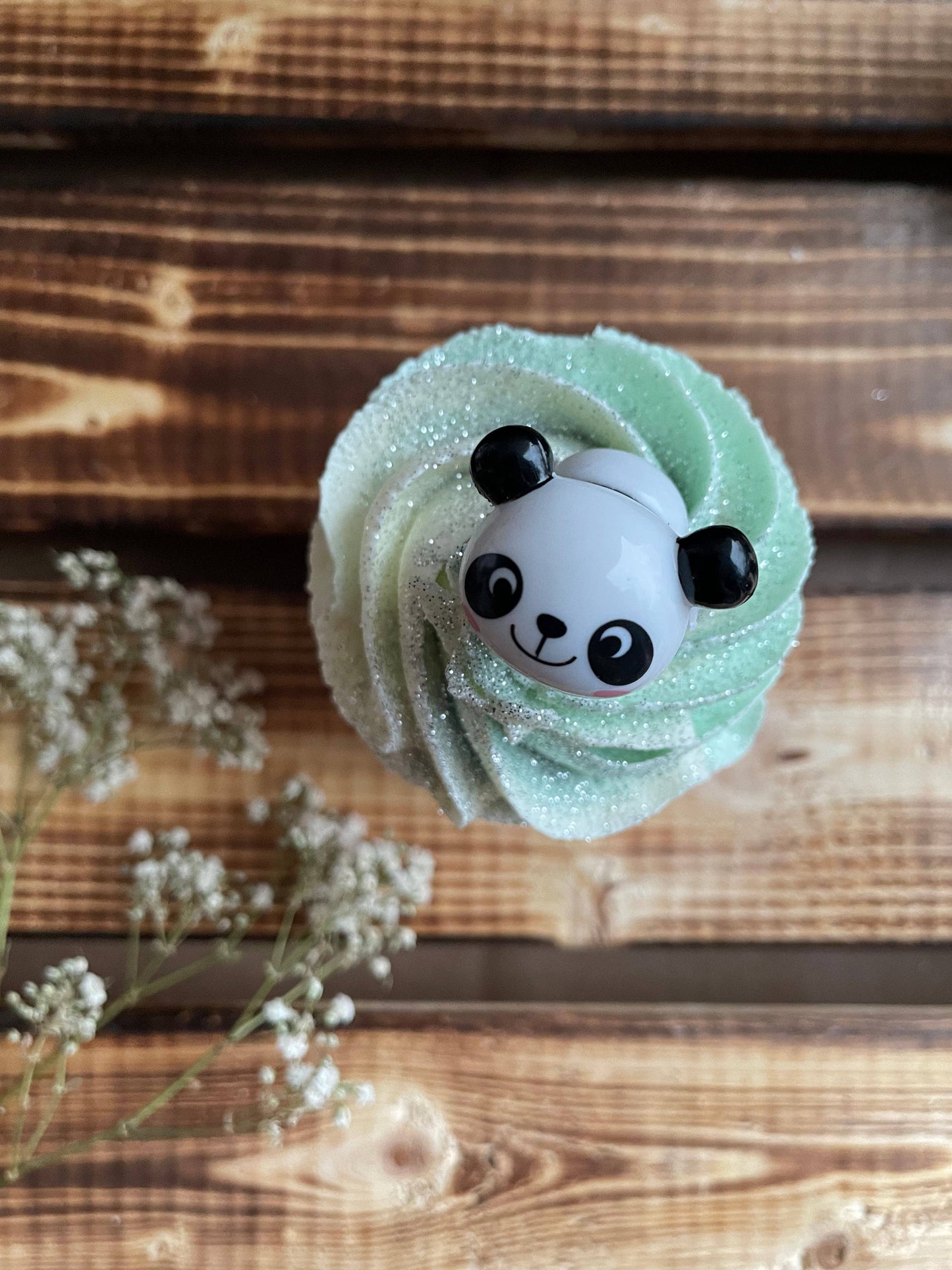 Badecupcake Orange - Panda