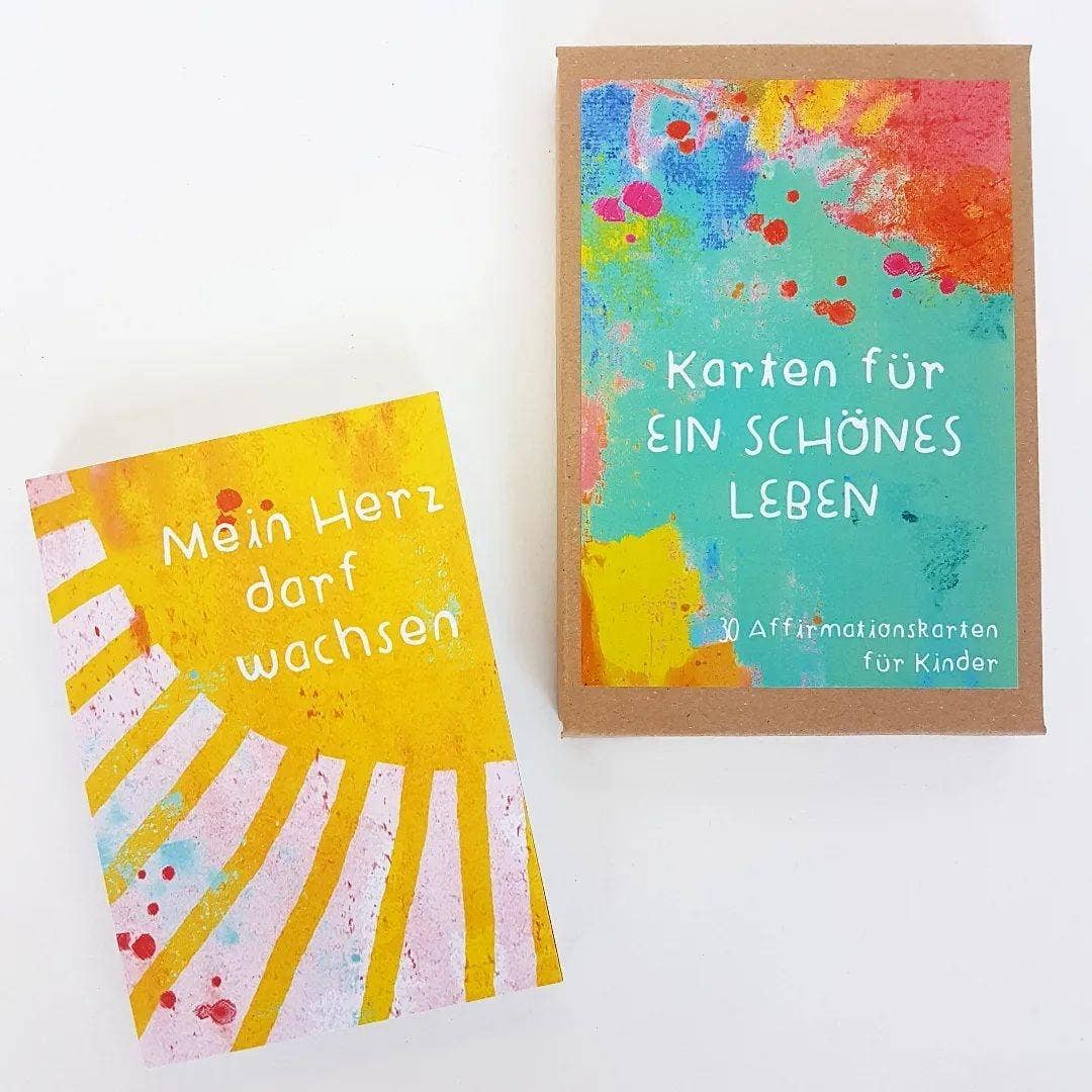Affirmationskarten für Kinder 'Karten für ein schönes Leben'