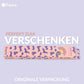 Damen Fächer 'Dackel' rosa/blau