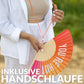 Damen Fächer 'YOU'RE HOT' mit Farbverlauf