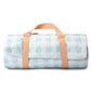 Picknickdecke Streifendesign blau kariert