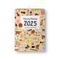 Familienkalender „Happy“ 2025 inkl. Poster + 88 Sticker