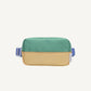 Fanny Pack Colorblocking gelb/grün