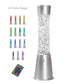 Glitzerlampe mit fernsteuerbarer Farbwechsel-Beleuchtung