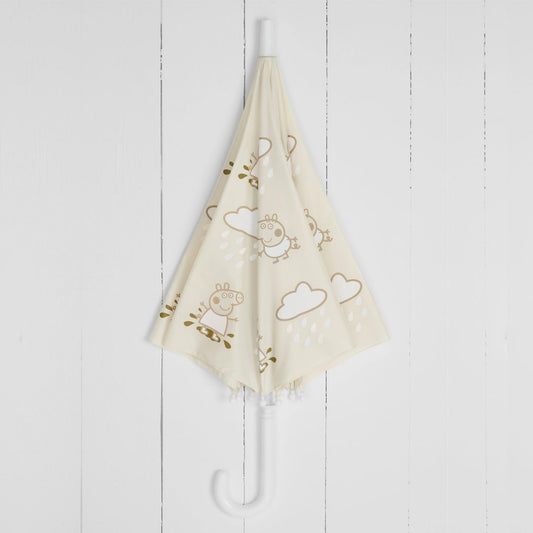 Farbwechselnder Regenschirm 'Peppa Pig & George'beige