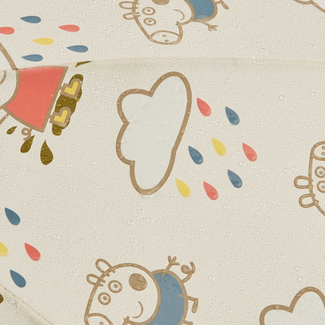 Farbwechselnder Regenschirm 'Peppa Pig & George'beige