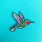 Kolibri-Aufkleber Regenbogen-Glitzer Decal