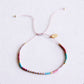 Miyuki-Armband - Flieder/Lila/Altgrün