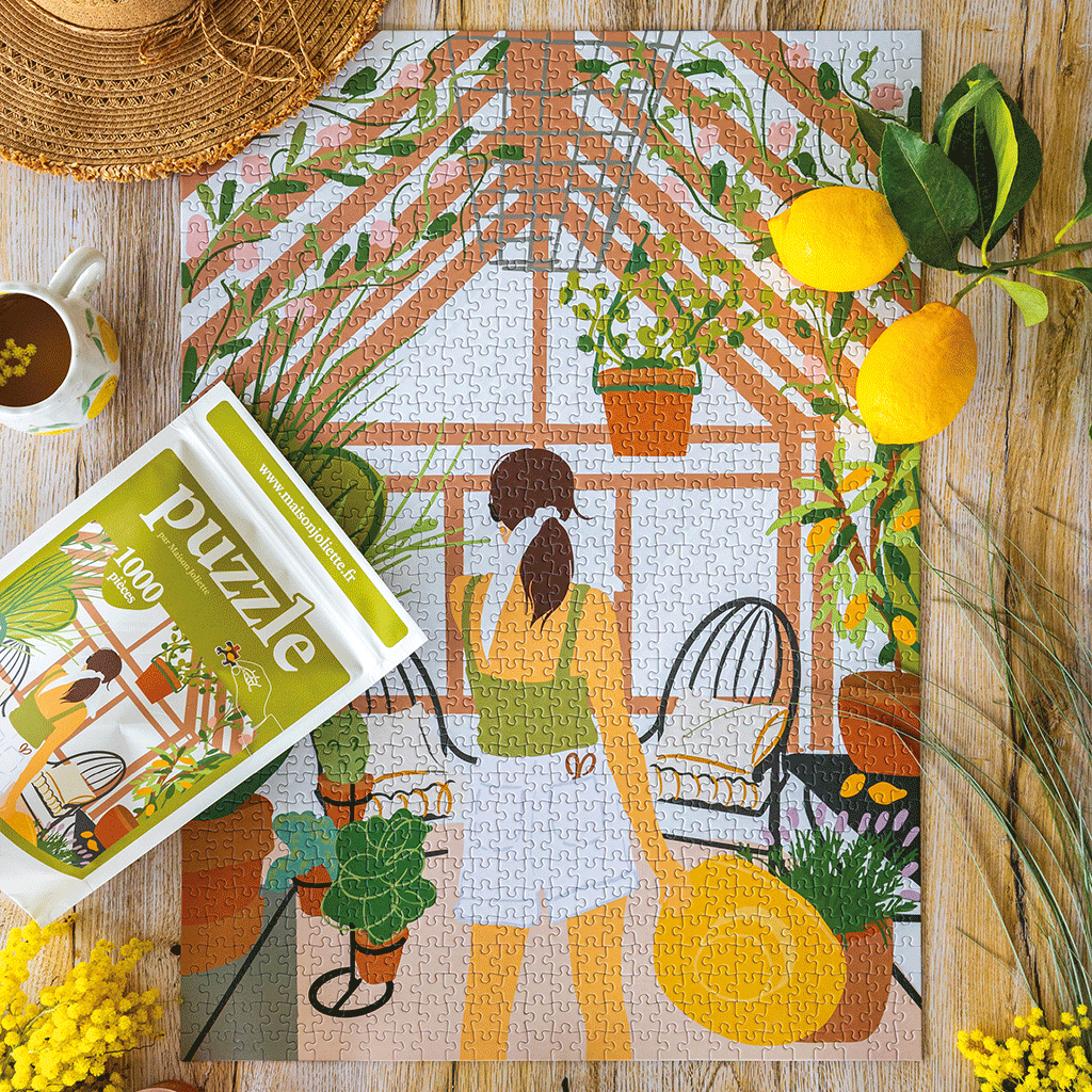 1000-teiliges Puzzle 'Ein Sonntag auf dem Land'