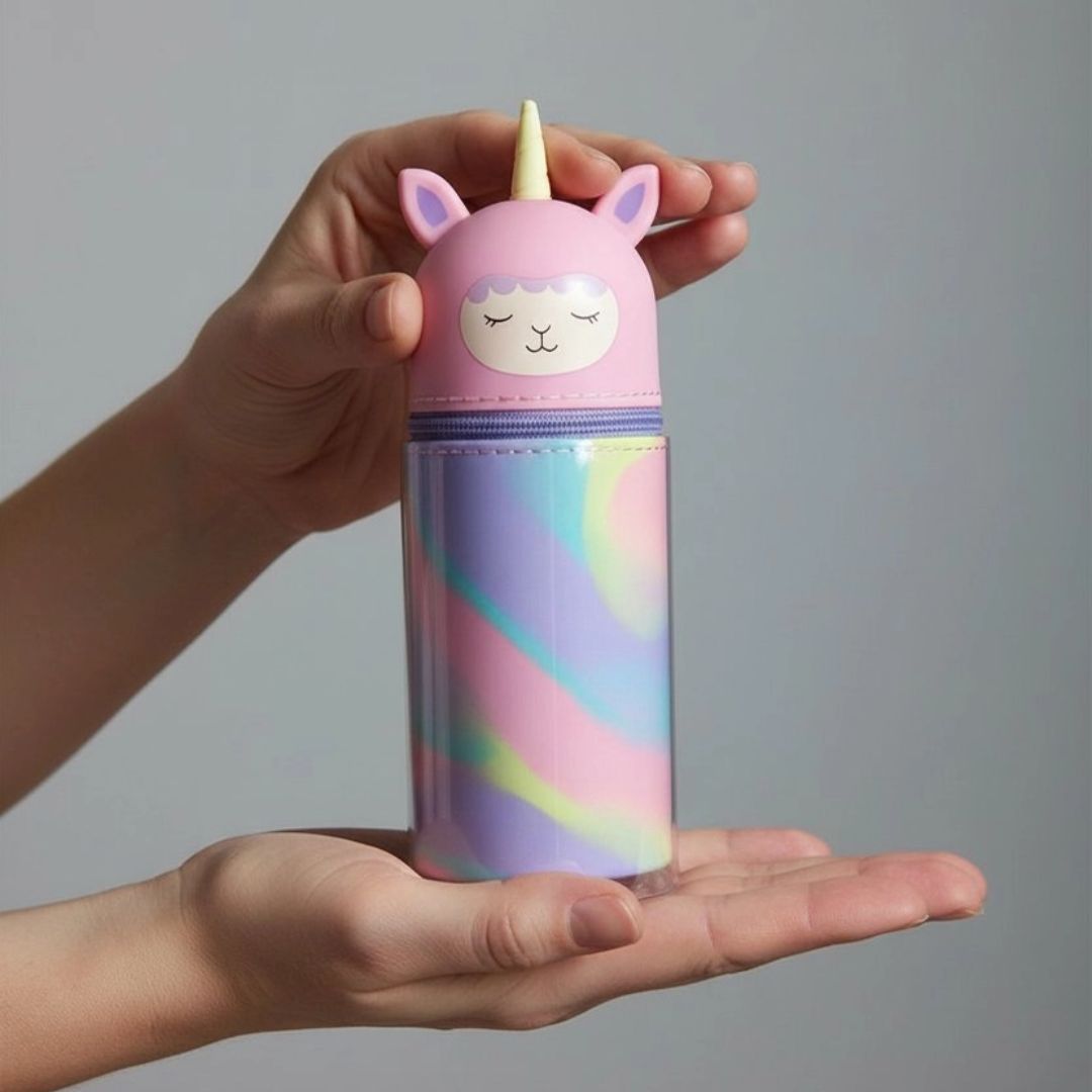 Federmäppchen Einhorn-Regenbogen