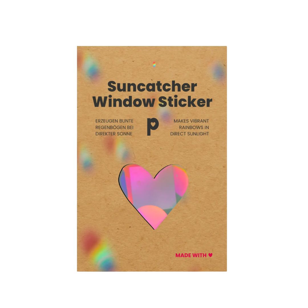 Suncatcher Fenstersticker Herz