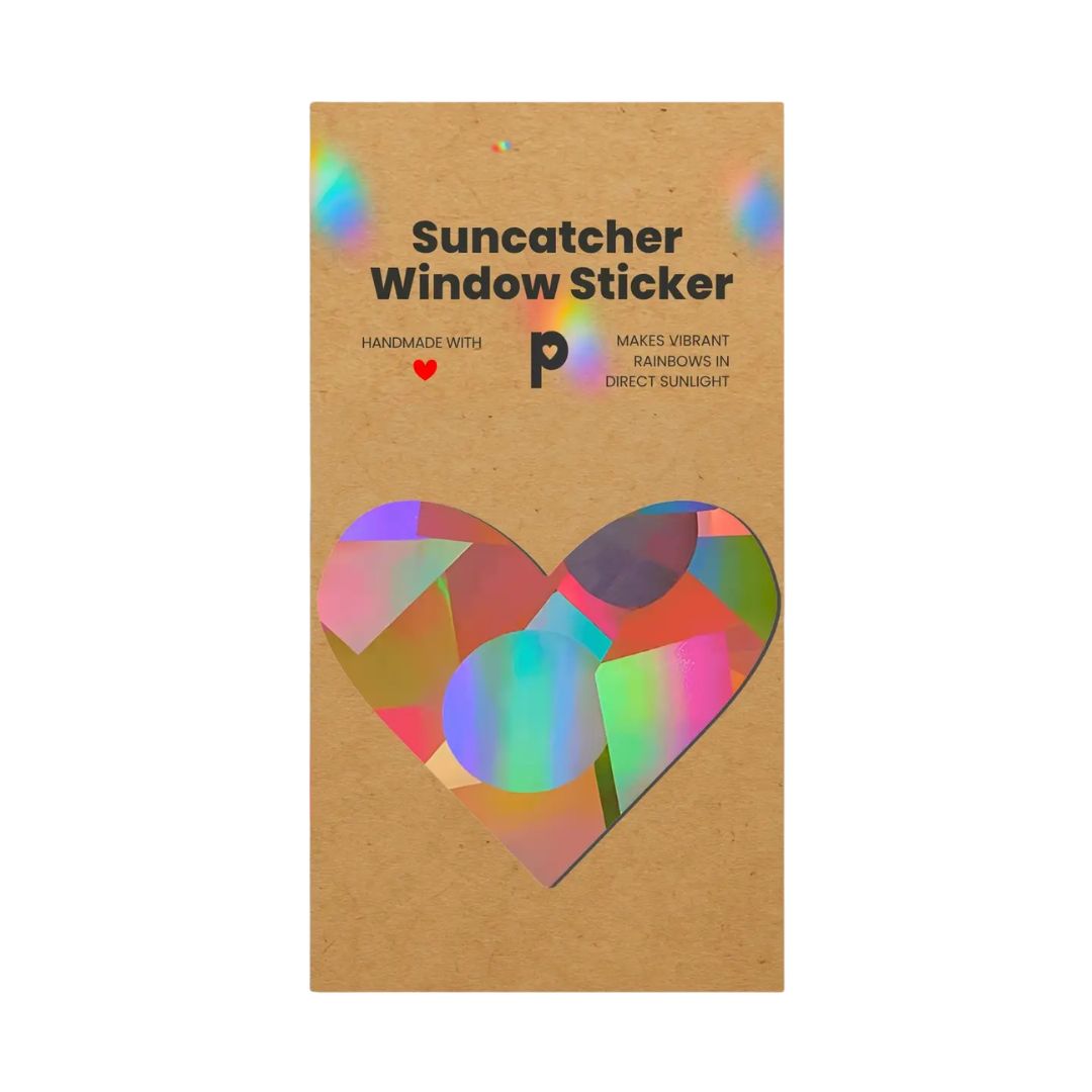 XL Suncatcher Fenstersticker Herz