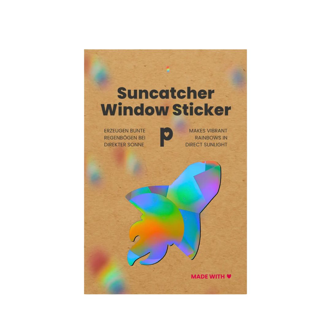 Suncatcher Fenstersticker Rakete