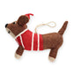 Filzanhänger Weihnachten 'Lustiger Dackel'