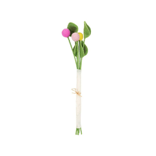 Künstliche Kunstblumen aus Filz mit Rosenmotiv, Muttertag, 5er-Pack
