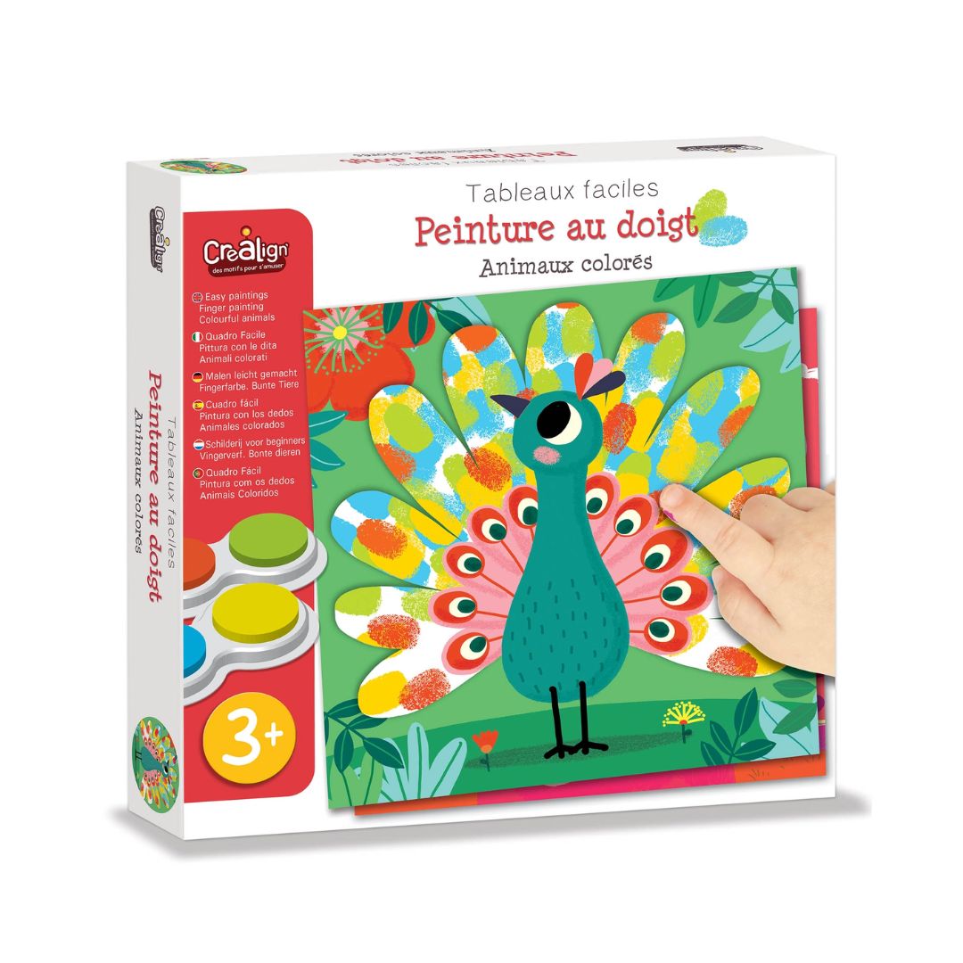 Fingermalerei „Bunte Tiere Var.2“