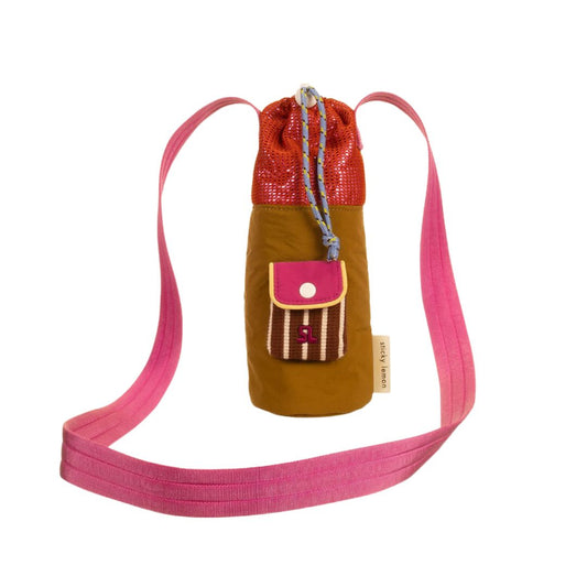 Bottle Bag 'better together' medal brass