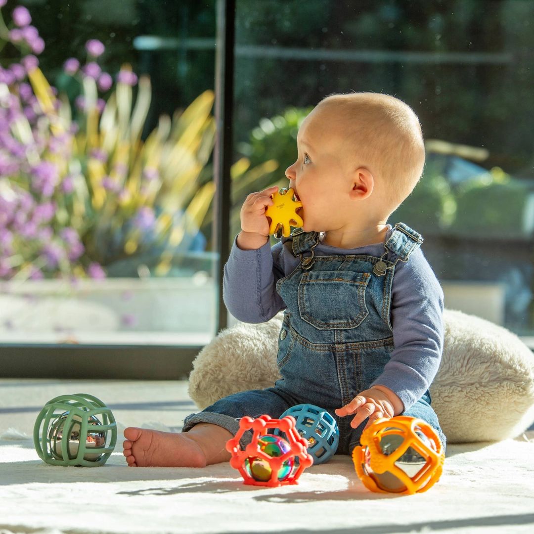 Flexi-Bälle (Regenbogen) Babyspielzeug 0+